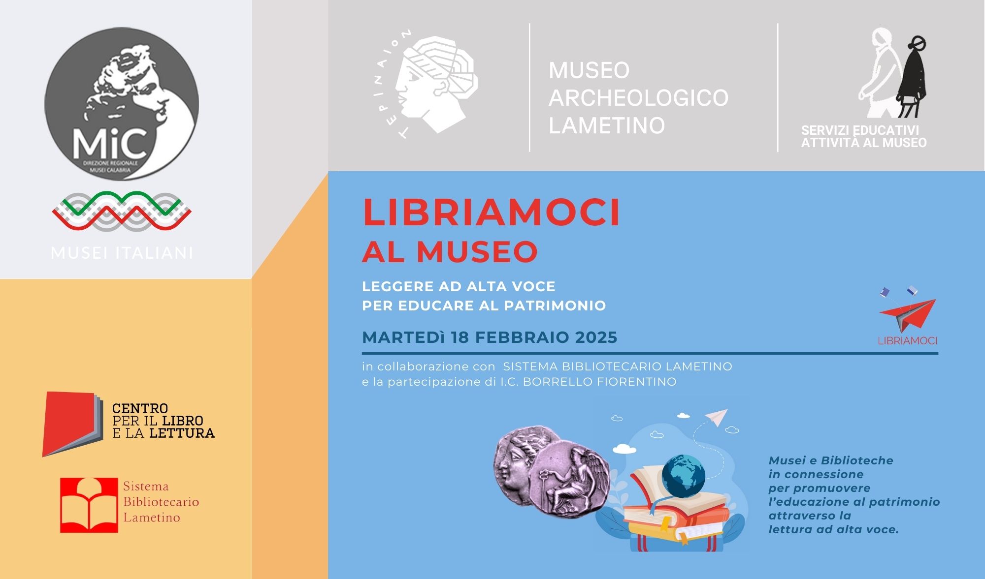 Libriamoci al Museo- Giornata di letture per bambini al Museo archeologico lametino